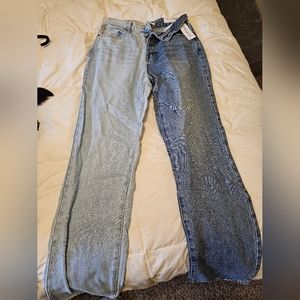 Pacsun 2 toned dad jeans size 25 never worn with tags